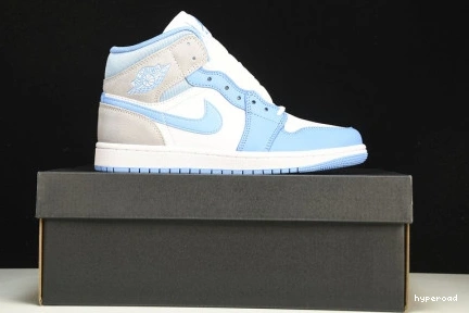 Hyperoad Blue 1 University  Mid NIKE AIR Grey JORDAN 0715